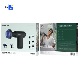 Green Lion Pulse Massage Gun Black
