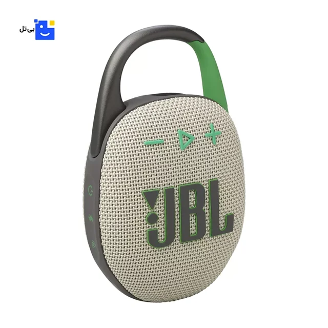 JBL Clip 5 Portable Speaker white green
