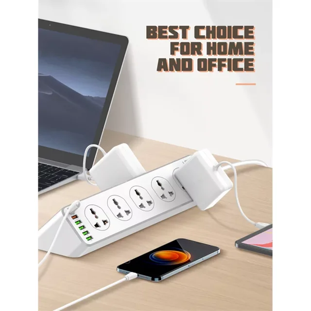 چندراهی برق USB دار